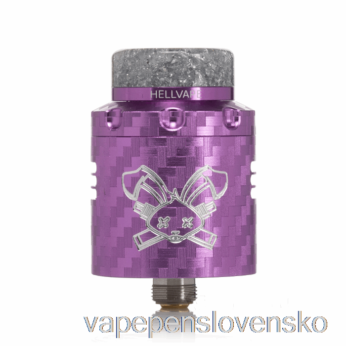 Hellvape Dead Rabbit V3 24mm Rda Fialová Vape Cigareta Z Uhlíkových Vlákien